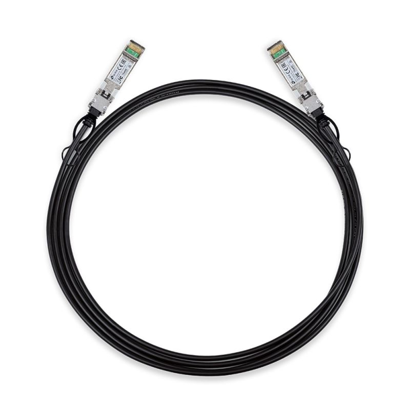 TP-Link TL-SM5220-3M InfiniBand/Fiber Optic SFP+ DAC Cable Black