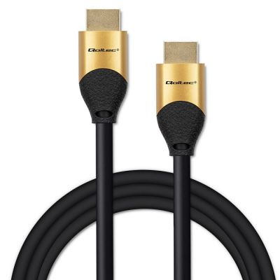 8. QOLTEC HDMI CABLE V2.1 ULTRA HIGH SPEED 8K | 60HZ | 28AWG | GOLD | 3M