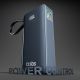 5. Powerbank SBS 10000 mAh 20W with built-in USB-C cable and digital display - dark gray