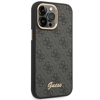 4. Guess GUHCP14XHG4SHK iPhone 14 Pro Max 6.7 "black / black hard case 4G Vintage Gold Logo