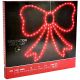 6. DECORATIVE BOW 55CM RED 120 LED
