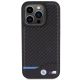 3. BMW Leather Carbon case for iPhone 15 Pro - black