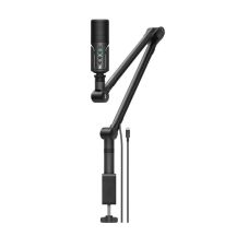 Sennheiser PROFILE STREAMING SET - USB streaming microphone with a swivel stand that attaches to a tabletop