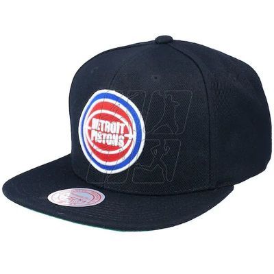 Mitchell &amp; Ness NBA Detroit Pistons Top Spot Snapback Hwc Pistons Cap HHSS2976-DPIYYPPPBLCK