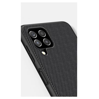 10. Nillkin Textured Case durable reinforced case with gel frame and nylon back for Samsung Galaxy A22 4G black