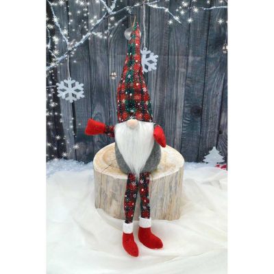 9. DECORATIVE ELMON 30+20CM GREEN RED TREAD