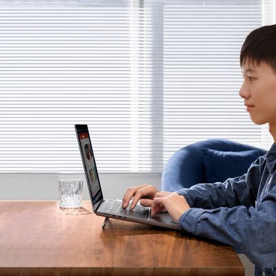18. Baseus universal laptop feet stands (2 pcs.) gray (LUZC000013)