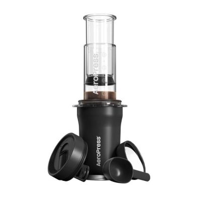 Go Plus Coffee Maker with Thermal Mug, Black, AeroPress