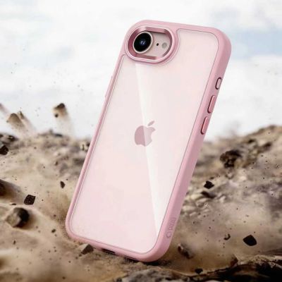 7. Tech-Protect Magmat Case for iPhone 16e / 17e - Transparent Pink