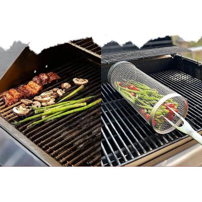 8. VEGETABLE GRILLING BASKET 9x9x20CM 2PCS