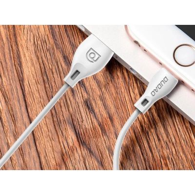 2. Dudao USB / Lightning cable 2.4A 1m white (L4L 1m white)