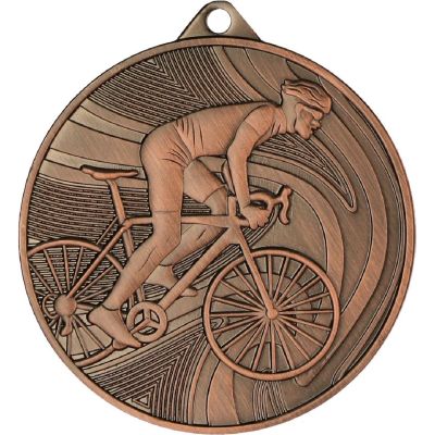 2. Bronze medal - cycling - steel medal
