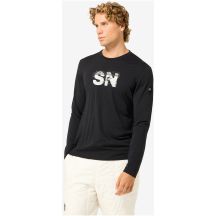 Men's SUPER.NATURAL M CROSS COUNTRY LOGO LS long-sleeve top black
