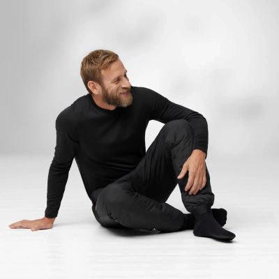 4. Fjällräven Keb Insulated Trousers M men's trekking trousers outdoor black (F12200194-550)