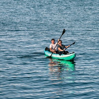 18. VIRTUFIT KAYAK 335 – TURQUOISE – WITH KAYAK SEATS AND CARRY BAG
