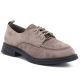 Women's beige suede shoes Vinceza 62332