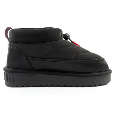 4. D.Franklin women's snow boots winter fashionable insulated ankle boots black