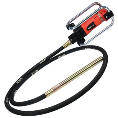 4. YATO CONCRETE VIBRATOR 2300W + MACE + HOSE 4m