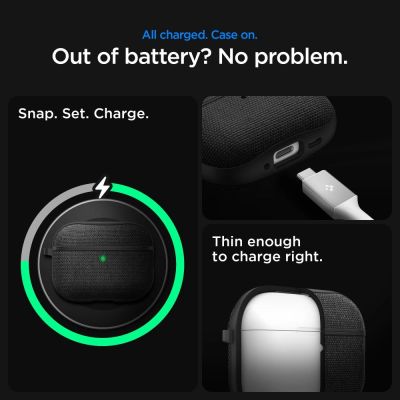 15. Spigen Urban Fit Case for AirPods 3 - Black