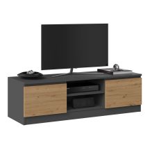 TV cabinet 120x40xH36 anthracite/artisan