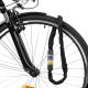 4. Wozinsky WZR-K1 Chain Bike Lock for 100 cm Code - Black