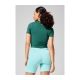3. CASALL Delight Short Wrap Tee green
