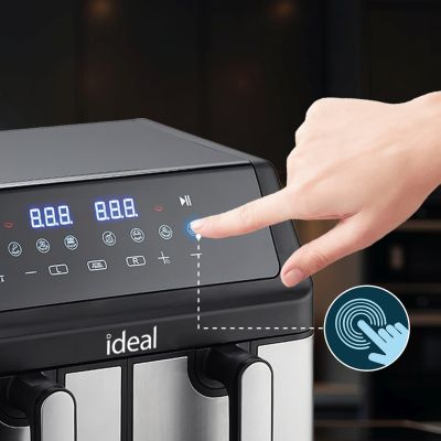 2. ELDOM Oil-Free Fryer, Double Horizontal 9