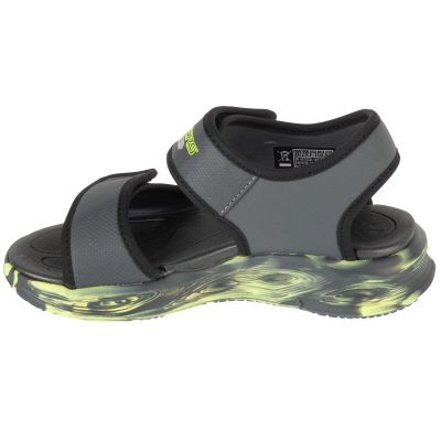 2. Skechers S-Lights: Sola Glow Sandal - Fusion Brights 407032L-CCBK Gray 28