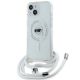 Karl Lagerfeld Crossbody IML Karl Head MagSafe case for iPhone 15 / 14 / 13 - transparent