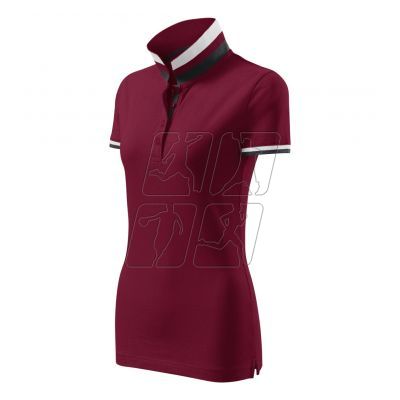 Malfini Collar Up W MLI-25786 garnet polo shirt