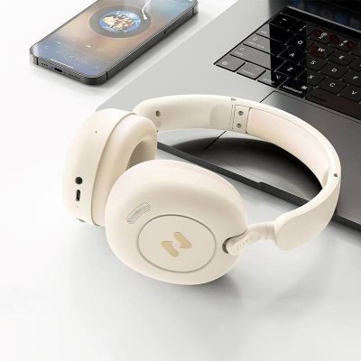 4. HAVIT H655BT PRO Bluetooth Headphones (Beige)