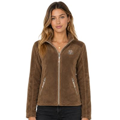 2. Women’s Fleece Jacket Geographical Norway TICARINA TAUPE DB LADY 0124 (WZ8082F/GN-TAUPE)