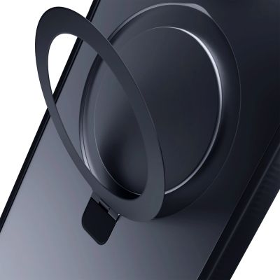 7. 3mk Smoke Case Mag&Stand for Apple iPhone 15 plus - black