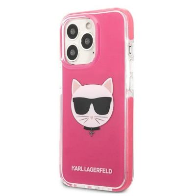 2. Karl Lagerfeld Choupette Head case for iPhone 13 Pro / iPhone 13 - fuchsia