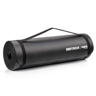 Meteor NBR exercise mat, 182x62x1.5 cm, rolled