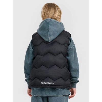 2. Boy's down vest with synthetic filling 4F 4FJRAW25TVJAM325-20S