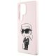 6. Karl Lagerfeld Silicone Graffiti Ikonik Printed Logo MagSafe Case for Samsung Galaxy S25 Ultra - Pink
