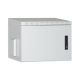 10. Digitus 19" 12U 600x600 wall-mounted network cabinet, solid door, gray, undivided, assembled, IP55, 100kg