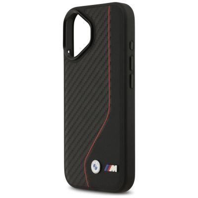 6. BMW M Carbon Line & Logo MagSafe Case for iPhone 17 - Red