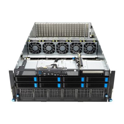 7. Asus Rack Platform (4U) ESC8000A-E12 AMD Epyc 9004 (8x NVMe/SATA HS, 1xM.2, 2x10Gbe, IPMI, 2+2 3000W)