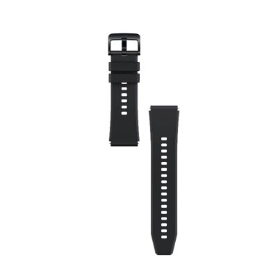5. Silicone Strap for Huawei Watch GT 2 / 3 / 4 / 2 Pro / 3 Pro / 4 Pro / GT 2e - Black