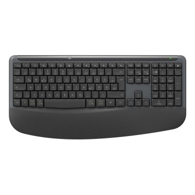 4. Logitech Signature Comfort Plus Combo MK880 for Business Keyboard Mouse Included Universal USB + Bluetooth QWERTZ German Graphite
