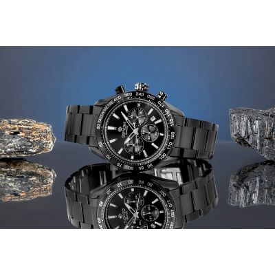 6. Men's Watch Giewont Chronograph Sapphire Black GW9580-B2