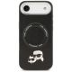 3. Karl Lagerfeld Karl & Choupette Pins MagSafe Case for iPhone Air - Black