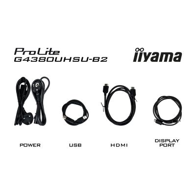 10. iiyama G-MASTER Monitor Take your gaming to the next level with the 43" G4380UHSU monitor