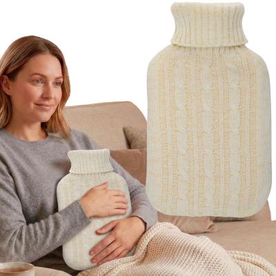 16. ALPINA 1.7L Rubber Hot Water Bottle with Cover ECURE