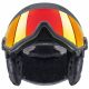 3. Unisex Uvex Wanted Visor Ski Helmet with Active Ventilation System, Black (56/6/262/10)