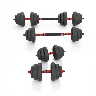 6. 6-in-1 Weight Set HMS SGN120 (Barbell, Dumbbells and Kettlebell) 20 kg