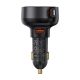 3. Baseus Enjoyment Pro 55W USB-A Car Charger with Retractable Lightning Cable - Black