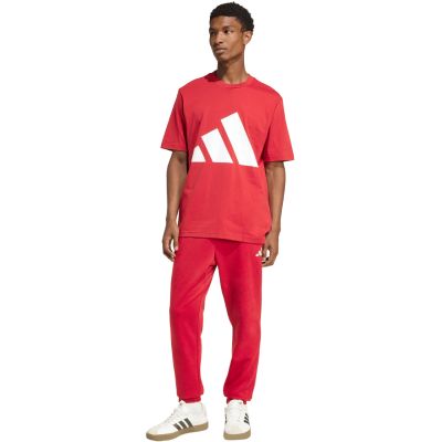 6. adidas Essentials Feelcozy Men's Pants Red KC0915